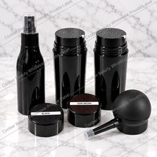 Load image into Gallery viewer, Wholesale Natural & Undetectable Hair Thickening Building Fiber 0.9 ounces (MOQ 30 qty) for instantly fuller and thicker looking edges hairlines (mix variations available)