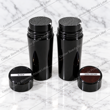 Load image into Gallery viewer, Wholesale Natural & Undetectable Hair Thickening Building Fiber 0.9 ounces (MOQ 30 qty) for instantly fuller and thicker looking edges hairlines (mix variations available)
