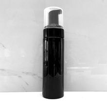 Load image into Gallery viewer, Private label braiding styling foam black bottle with castor oil for braids locs twists