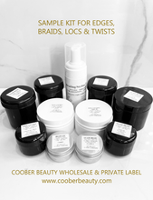 Load image into Gallery viewer, Sample kit edges braids locs twists for Afro-textured curly coarse kinky coily hair
