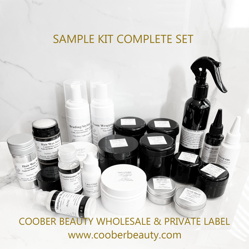 Sample kit  Afro-textured curly coarse kinky coily hair