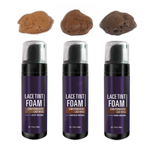 Load image into Gallery viewer, Wholesale Lace Tint 3 Color Shade Mousse Foam Set 4oz (MOQ 20 sets, 3 color 1 set, 60qty) for wig frontals, lace closure and wigs
