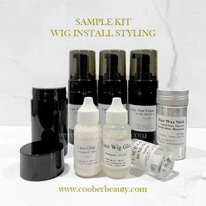 Sample Kit Frontal Wig Install Styling 12 samples FREE
