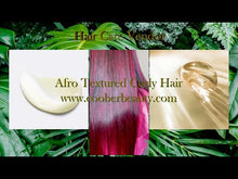 Load and play video in Gallery viewer, Private label wholesale professional salon grade shampoo and conditioner for Afro-textured curly and coarse and kinky and coily hair
