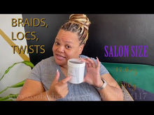 Load and play video in Gallery viewer, Private label wholesale salon bulk size edge control strong hold and no flaking for edges and braids and locs and twists
